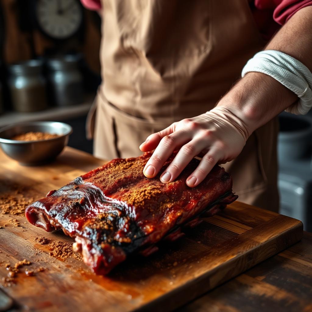 Jac Rijnders bereidt spareribs met eigen dry rub